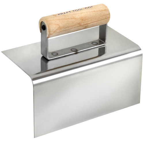 8" x 4" 1/2"R Outside Step Tool with Wood Handle