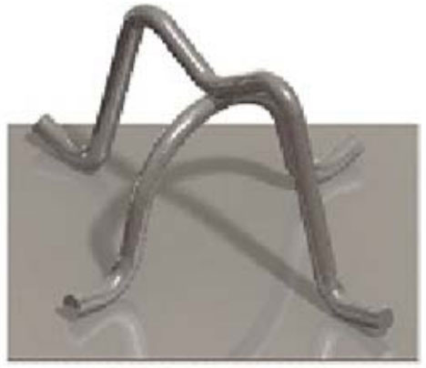 Metal Chair w/Plate