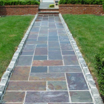 Slate walkway ratio