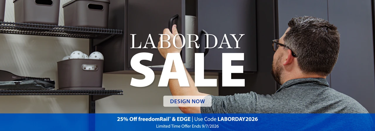 Labor Day Sale Design Now 25% Off freedomRail & EDGE Use code LABORDAY2026 Limited Time Offer Ends 9/7/2026
