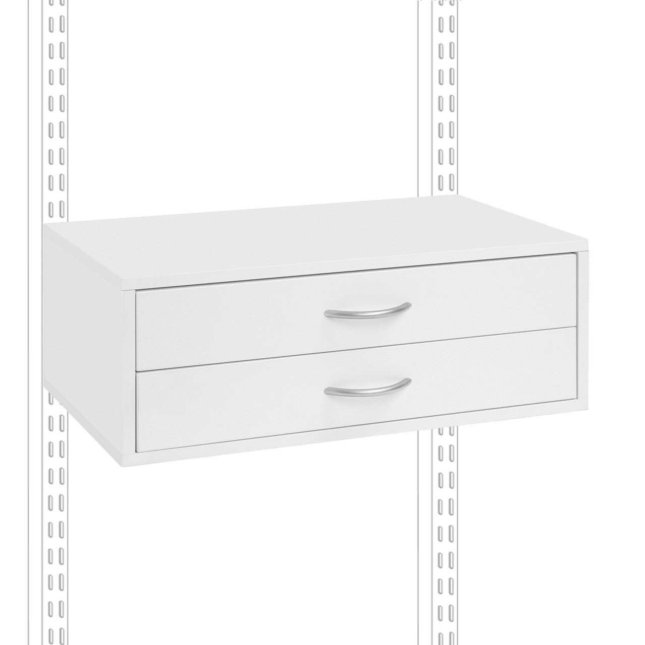 Big OBox 2 Drawer Unit - Double Hang - Organized Living
