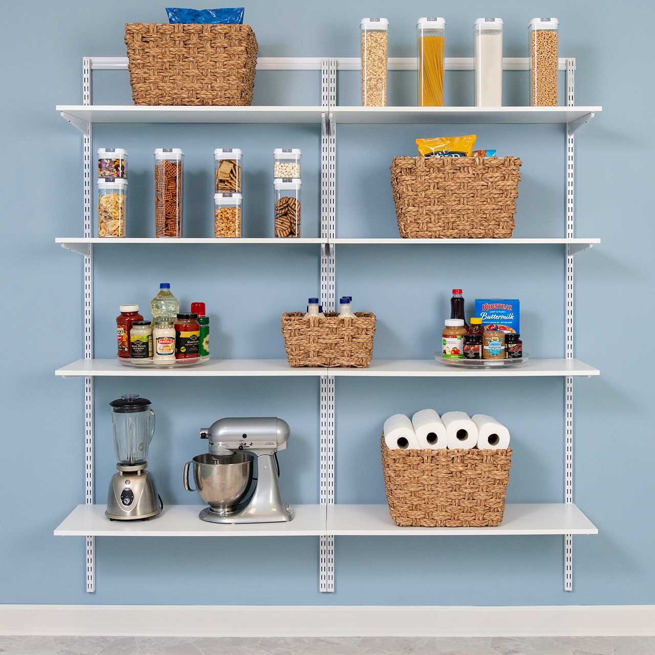 Basic Adjustable Pantry Kit, 72-76 - Organized Living