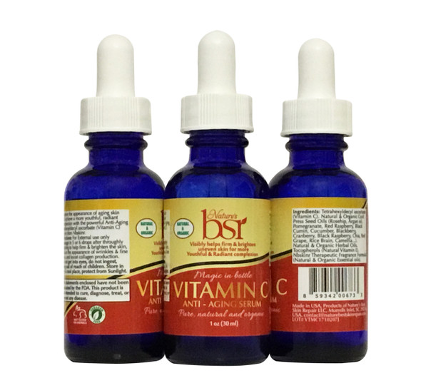 Vitamin C SERUM , PREMIUM QUALITY for Radiant Skin  (1oz)