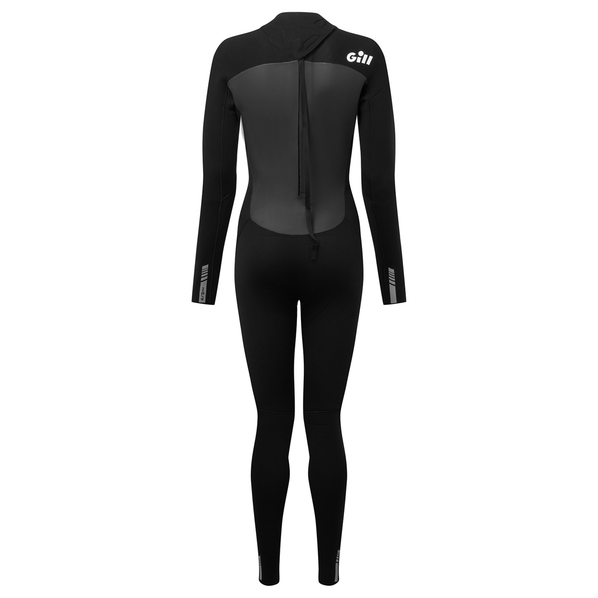 Damen-Freizeit-Neoprenanzug 4/3 mm, Reißverschluss auf dem Rücken - 5029W-BLK01_2.jpg