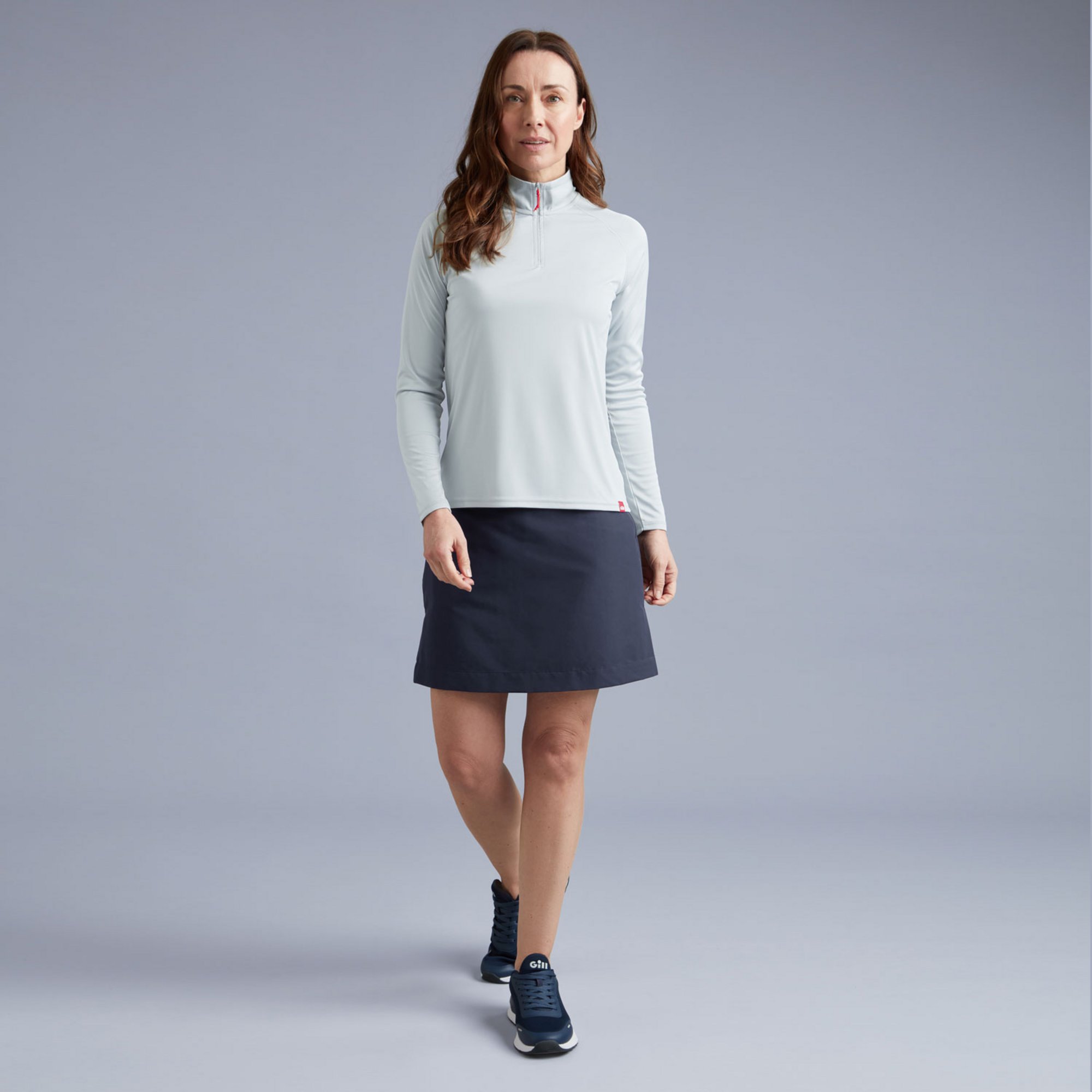 UV-Stretch-Skort - UV020W_UV_Stretch_Skort_Womens_Navy_Model_Front.jpg