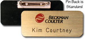 Personalized Namebadges, Gold (in-stock item)