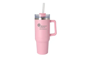 40 Oz. Double Wall Tumbler With Straw (12 Pc Min)