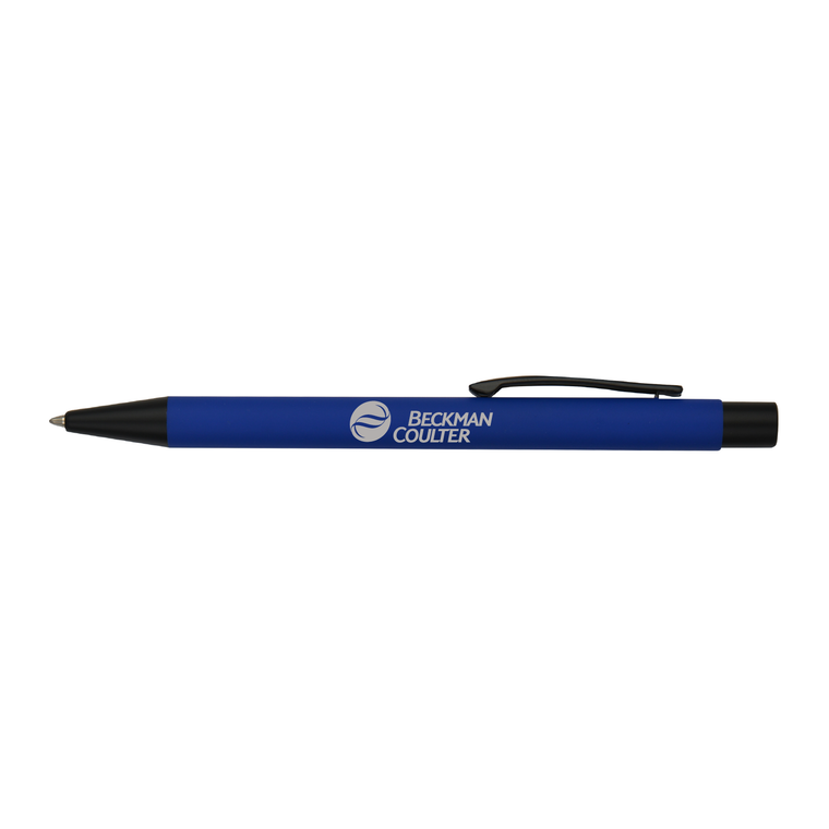 Soft Touch Click Action Metal Pen