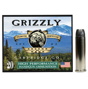 GRIZZLY AMMUNITION BEAR LOAD 357 MAGNUM 180gr WFNGC GRIZZLY AMMUNITION BEAR LOAD 357 MAGNUM 180gr WFNGC