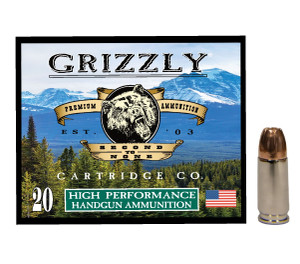 GRIZZLY AMMUNITION 9MM 115gr Jacketed Hollow Point -JHP (20 Rounds) GRIZZLY AMMUNITION 9MM 115gr Jacketed Hollow Point -JHP (20 Rounds)