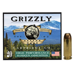 GRIZZLY AMMUNITION 10MM 200gr Swift® A-FRAME Bonded Hollow Point