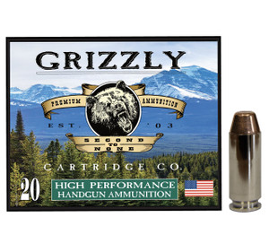 GRIZZLY AMMUNITION BEAR LOAD 10MM 220gr BONEBREAKER® FLAT POINT GRIZZLY AMMUNITION BEAR LOAD 10MM 220gr BONEBREAKER® FLAT POINT