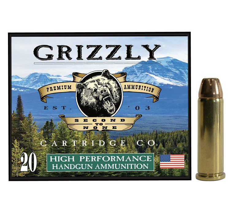 GRIZZLY AMMUMITION 38 SPECIAL +P 148gr (JHP) Jacketed Hollow Point
