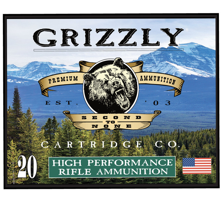 GRIZZLY AMMUNITION 30-30 WINCHESTER 170gr Jacketed Flat Nose