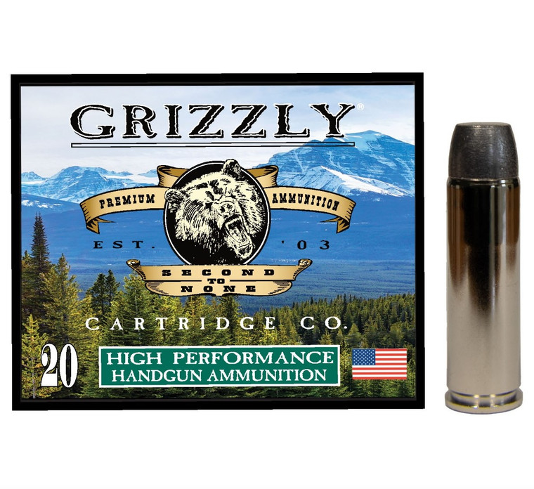 GRIZZLY AMMUNITION BEAR LOAD 500 SMITH & WESSON 440gr WFNGC