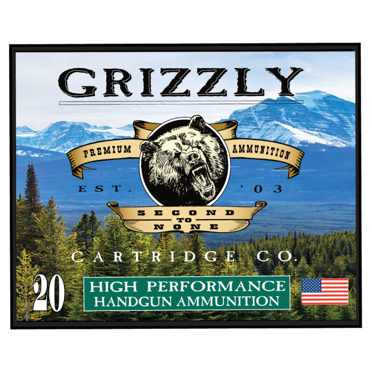 GRIZZLY AMMUNITION BEAR LOAD 500 S&W MAGNUM 600gr BONEBREAKER® FLAT POINT (LONG)