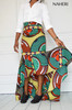 African high low maxi skirt - ARI ankara print skirt African clothing naheri