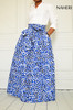 African print skirt - MIMI print maxi skirt authentic cotton fabric Naheri