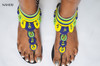 African summer sandals handmade beaded sandals  - MAUA by Naheri