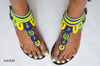 African summer sandals handmade beaded sandals  - MAUA by Naheri