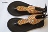 African summer sandals handmade beaded sandals  - KIRI by Naheri