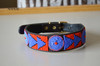African leather beaded handmade dog collar - BOSCO Naheri
