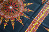African print fabric dasmina pattern black Naheri