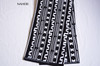 African print fabric tribal black and white Naheri