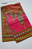 African print fabric dasmina pattern hot pink Naheri