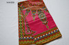 African print fabric dasmina pattern hot pink Naheri