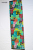 African print fabric tribal multicolor green Naheri