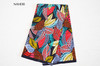 African print fabric floral leaves Naheri