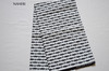 African print fabric white and black Naheri