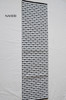 African print fabric white and black Naheri