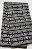 African print fabric black and white Naheri