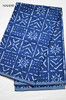 African print fabric tribal blue and white Naheri