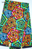 African print fabric web multicolored Naheri