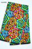 African print fabric web multicolored Naheri