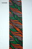 African print fabric multicolored orange green Naheri