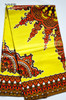 African print fabric dasmina pattern yellow Naheri