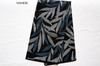 African print fabric leaf pattern neutral colors Naheri