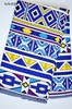African print fabric tribal print multicolored Naheri