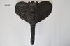 Elephant head carving with trunk