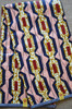 African print fabric by the yard vertical geometric pattern Naheri