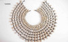 African cowrie shell collar necklace handmade tribal jewelry