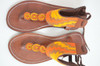 African beaded leather sandals women summer shoes