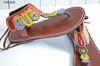 African beaded leather sandals multicolored handmade summer sandals naheri
