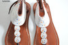 Beaded African sandals handmade tribal shoes summer sandals naheri