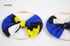 African print earrings bow tie handmade jewelry