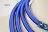 African beaded layered jewelry set royal blue naheri